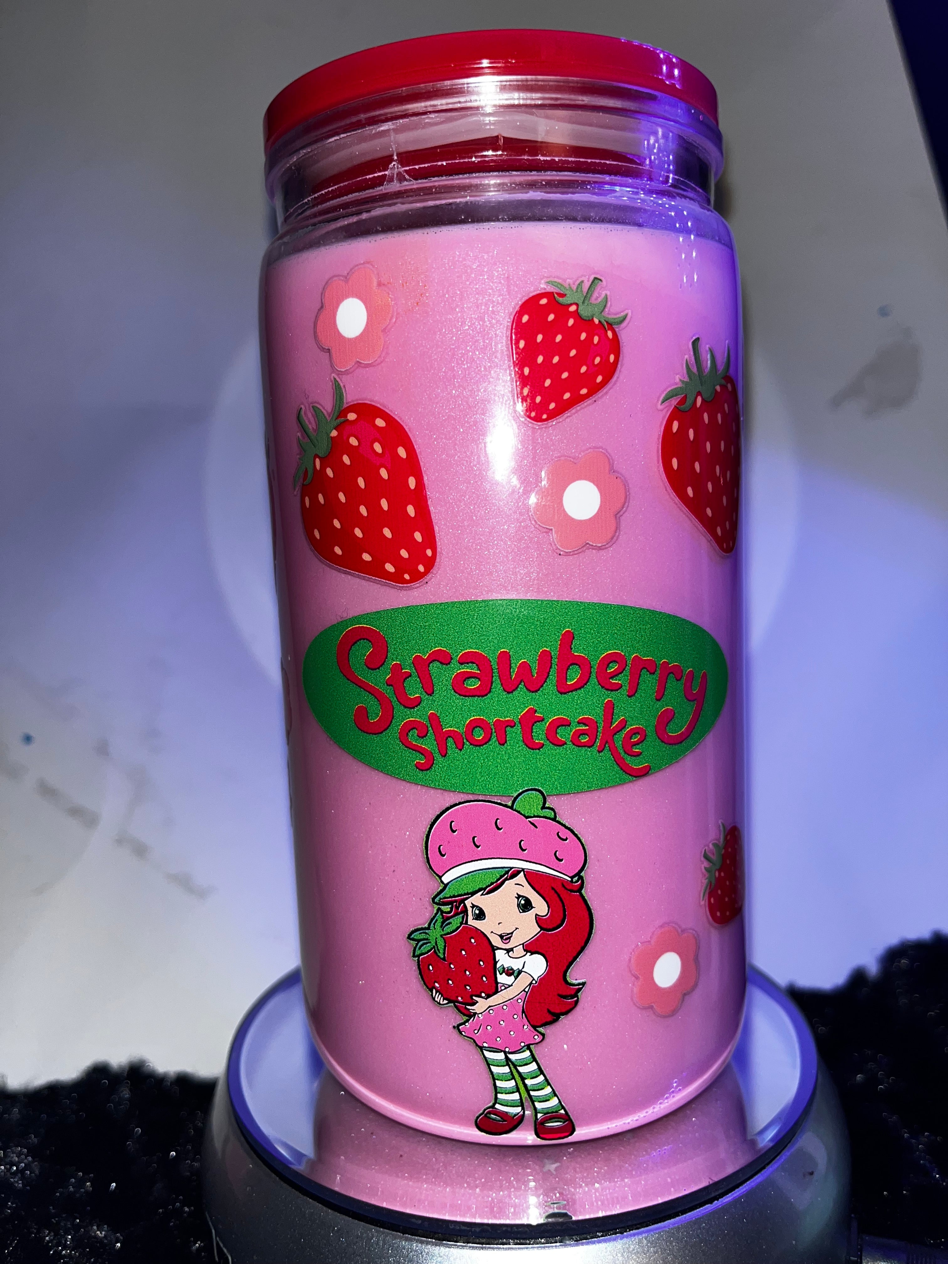 Strawberry milk tumbler